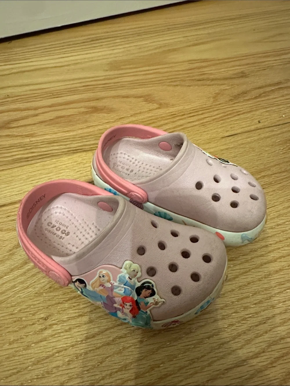Girls' Pink Princess Clog Shoes - Kids